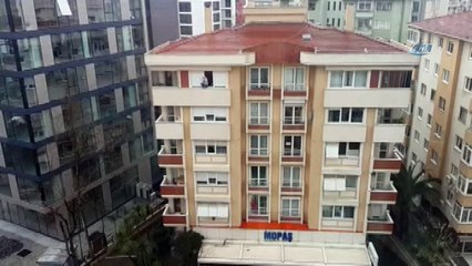 7. katta tehlikeli temizlik kamerada