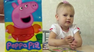 Свинка Пеппа фигурки и наклейки Peppa pig figures & stickers