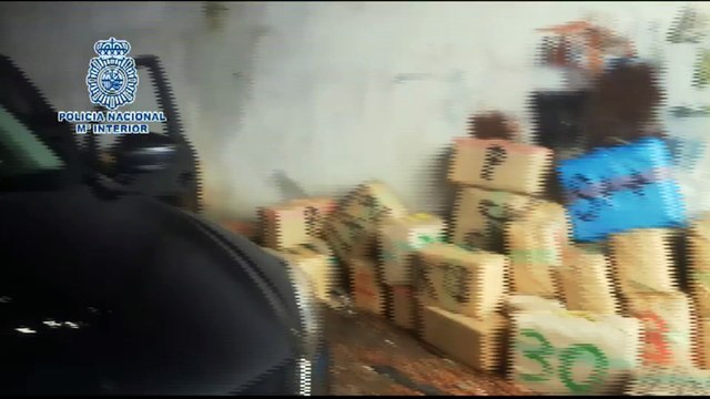 La Policía Nacional incauta 2500 kilos de hachís en la Línea de la Concepción, Cádiz