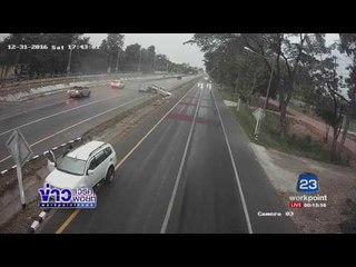 คืบหน้ารถปาเจโร่ชนแล้วหนีที่โคราชนำรถก่อเหตุมาให้ ตร แล้ว l ข่าวเวิร์คพอยท์ (ดึก) l 30 ม.ค.60