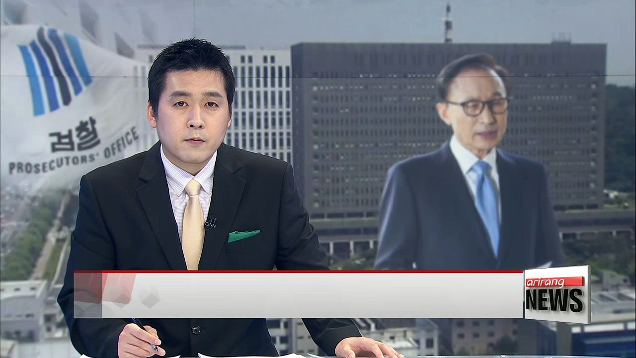Prosecutors request arrest warrant for ex-president Lee Myung-bak