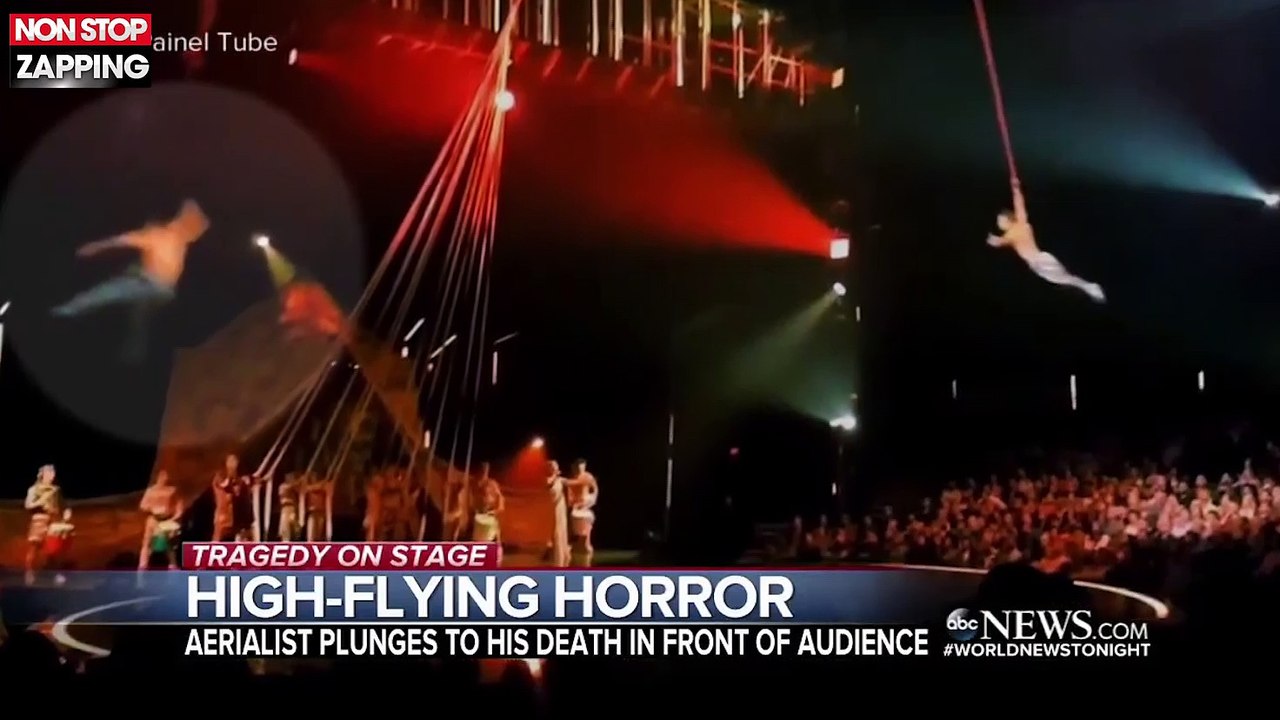 Un acrobate du Cirque du Soleil chute mortellement en plein show (vidéo)