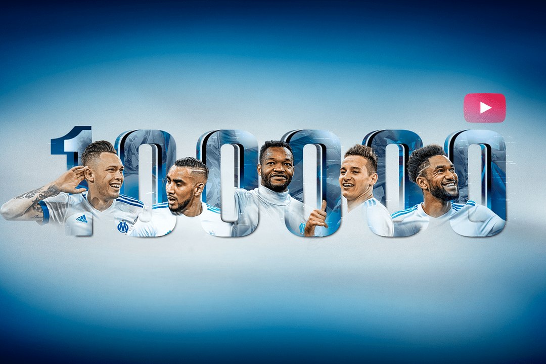 L'OM passe les 100K d'abonnés sur Youtube