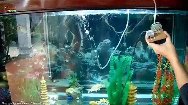 DIY - Nasıl Mini Hava Pompası v2 yapmak | Mini akvaryum hava pompası