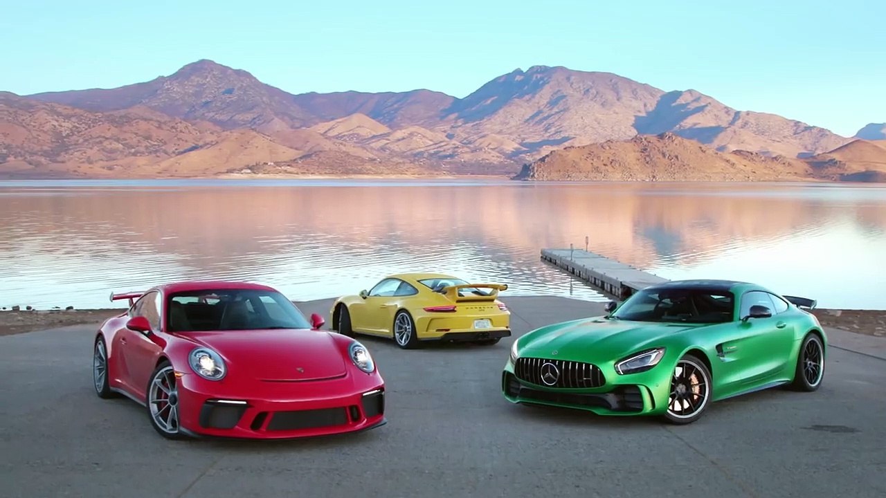 TEASER: 2018 Mercedes-AMG GT R vs. 2018 Porsche 911 GT3! - Head 2 Head Ep. 100