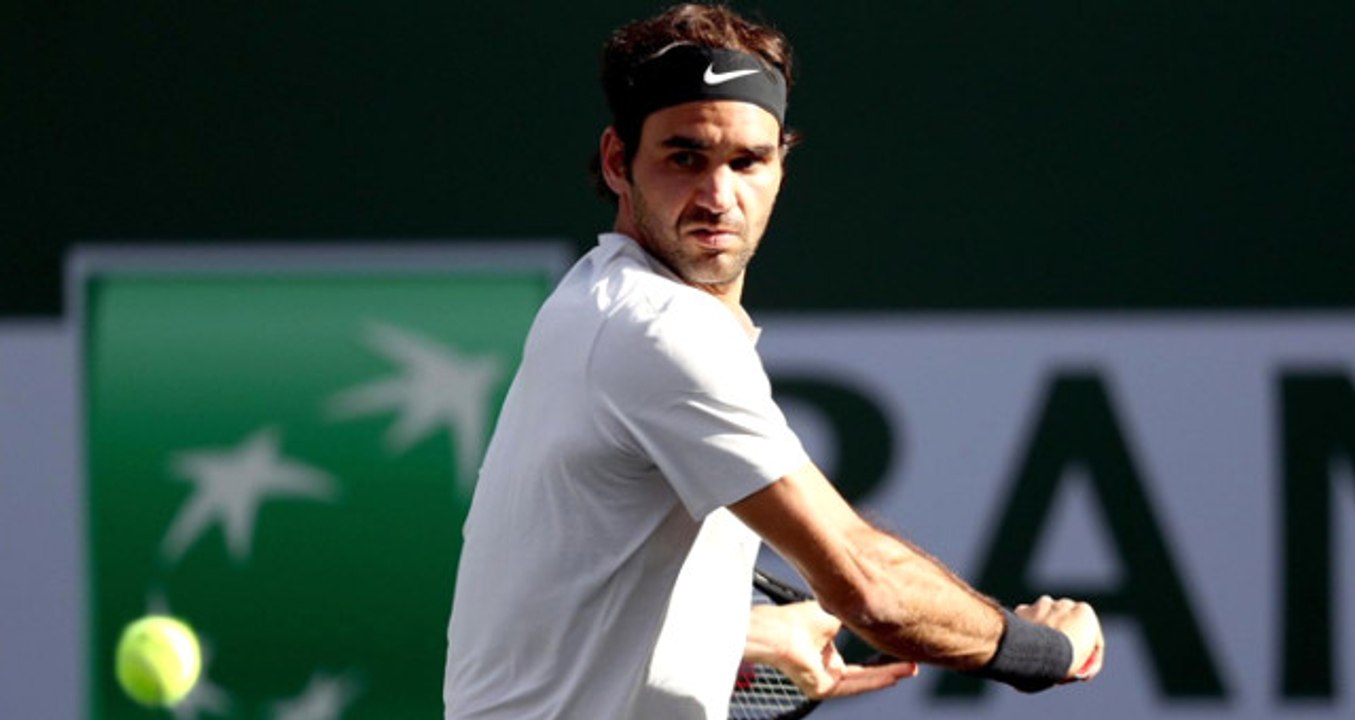Roger Federer, Hyeon'u Yenerek Indian Wells'te...
