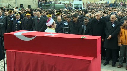 Cumhurbaşkanı Erdoğan, şehit teğmenin cenaze törenine katıldı