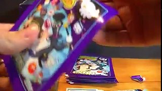 Opening a Box of Moshi Monsters Stickers Series 2 (Part 1)