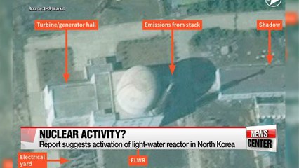 Video herunterladen: Activity at North Korea nuclear reactor spotted by satellite