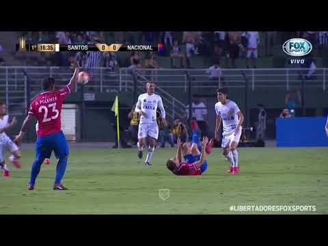 Santos 3 x 1 Nacional (HD) SASHA FEZ DOIS GOLS ! Gols & Melhores Momentos - Libertadores 2018
