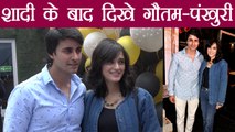 Gautam Rode and Pankhuri's First public appearance after marriage; Watch Video | FilmiBeat