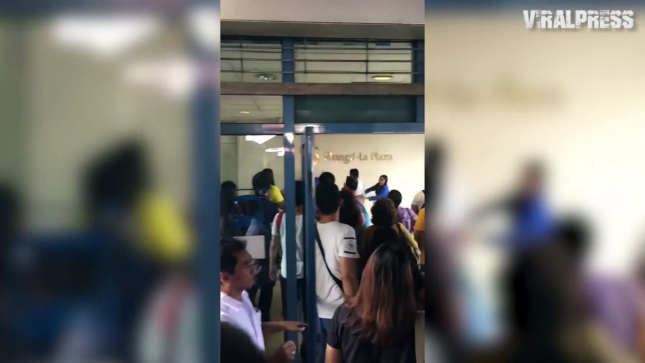 Cabbie Fighting Security Guards