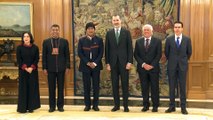 Evo Morales se reúne con el Rey y Rajoy en Madrid