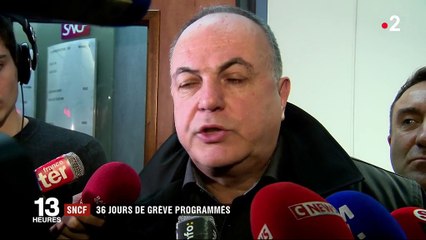 SNCF : 36 jours de grève programmés