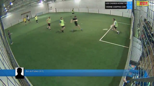 But de Fabien (0-1) - LES CASSES-NOISETTES Vs VIENNE CAMPING CAR - 15/03/18 21:00 - LIGUE 3