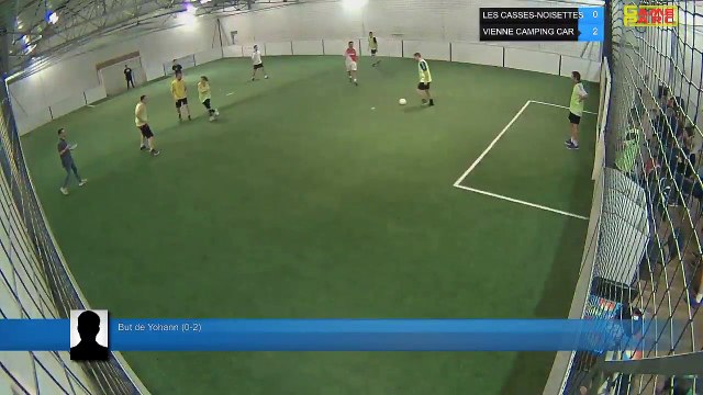 But de Yohann (0-2) - LES CASSES-NOISETTES Vs VIENNE CAMPING CAR - 15/03/18 21:00 - LIGUE 3