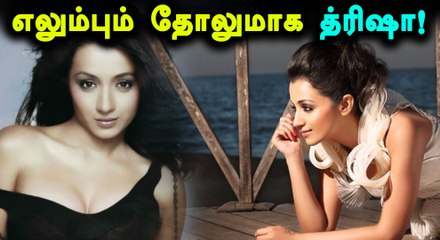 எப்படி இருந்த திரிஷா இப்படி ஆய்ட்டாளே!- வீடியோ