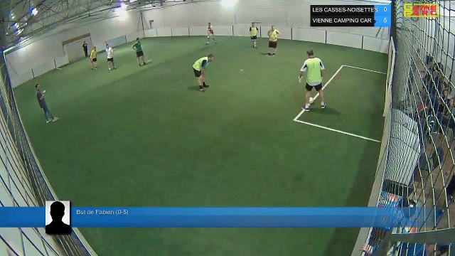 But de Fabien (0-5) - LES CASSES-NOISETTES Vs VIENNE CAMPING CAR - 15/03/18 21:00 - LIGUE 3