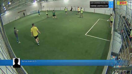 But de Julien (0-7) - LES CASSES-NOISETTES Vs VIENNE CAMPING CAR - 15/03/18 21:00 - LIGUE 3