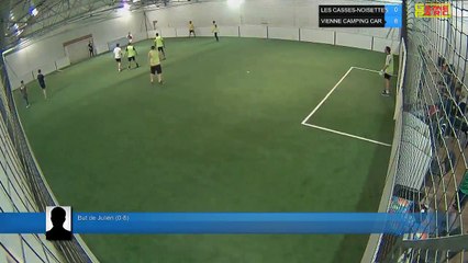 But de Julien (0-8) - LES CASSES-NOISETTES Vs VIENNE CAMPING CAR - 15/03/18 21:00 - LIGUE 3