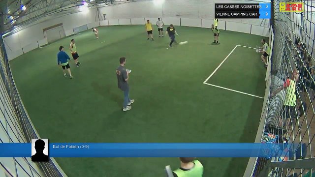 But de Fabien (0-9) - LES CASSES-NOISETTES Vs VIENNE CAMPING CAR - 15/03/18 21:00 - LIGUE 3