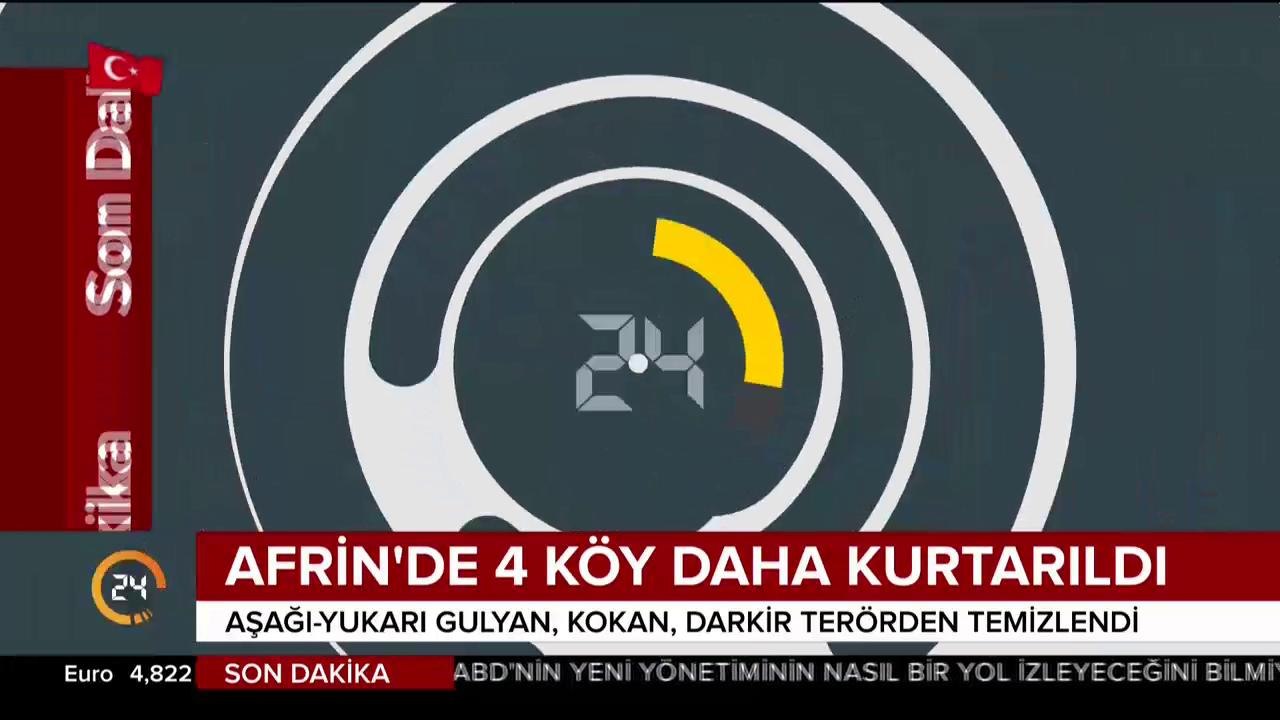 #SONDAKİKA Afrin'de 4 köy daha kurtarıldı