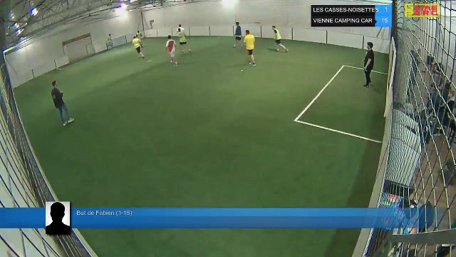 But de Fabien (1-15) - LES CASSES-NOISETTES Vs VIENNE CAMPING CAR - 15/03/18 21:00 - LIGUE 3