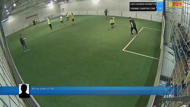 But de Julien (1-16) - LES CASSES-NOISETTES Vs VIENNE CAMPING CAR - 15/03/18 21:00 - LIGUE 3