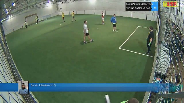 But de Johnatan (1-17) - LES CASSES-NOISETTES Vs VIENNE CAMPING CAR - 15/03/18 21:00 - LIGUE 3