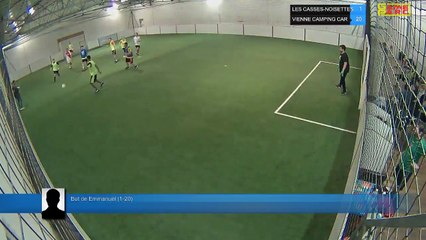 But de Emmanuel (1-20) - LES CASSES-NOISETTES Vs VIENNE CAMPING CAR - 15/03/18 21:00 - LIGUE 3