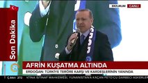 Cumhurbaşkanı Erdoğan Erzurum�dan Dünya�ya seslendi 'Kimseden kayda değer yardım almadık'