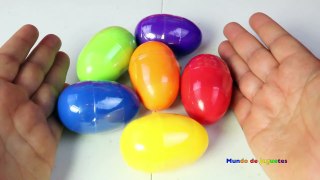 Aprende Los Colores con Huevos Sorpresa Lear Colors With Putty Eggs MundodeJuguetes
