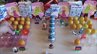 2017 Smurfs Movie + Barbie & Justice League 48 Surprise Eggs NEW Toys Collection