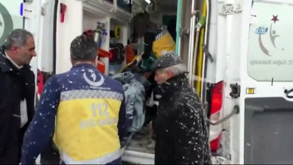 Yoğun Kar Yağışı ve Dikkatsizlik Kazaya Davetiye Çıkardı: 1 Yaralı