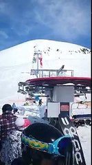 Un télésiège s'emballe en Géorgie et provoque une énorme catastrophe