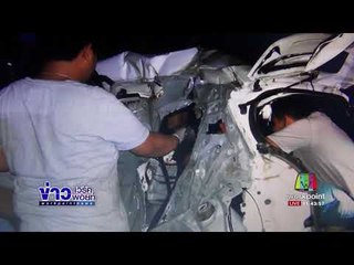 2 หนุ่มรัสเซียขับเก๋งชนกับกระบะแม่ค้าดับ 2 | ข่าวเวิร์คพอยท์ | 18 สค 60