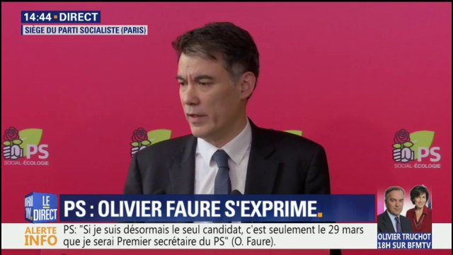 Election du PS: Olivier Faure salue les milliers de militants et militantes qui ont fait le choix de la renaissance