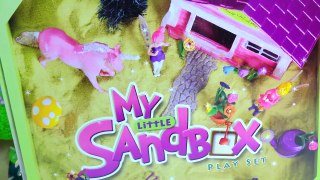 Schleich Fairies Hang Out At Fairy Garden My Little Sandbox Playset with Pink Unicorn