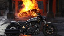 Indian Motorcycle unveils 177 Gold and Black Jack Daniel's Limited edition Scout Bobber models