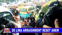 De Lima arraignment reset anew