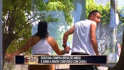 Loiraça arms shack in the street when he confuses the boyfriend of the ex-boyfriend with his ex.