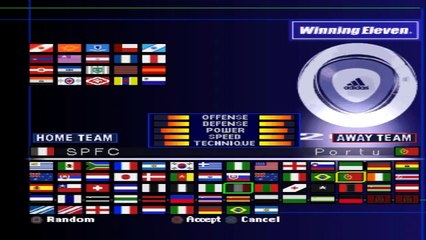 Winning Eleven new - Brasileirão (We2002) on pSX v1.13 - Playstation (PSOne) Emulator