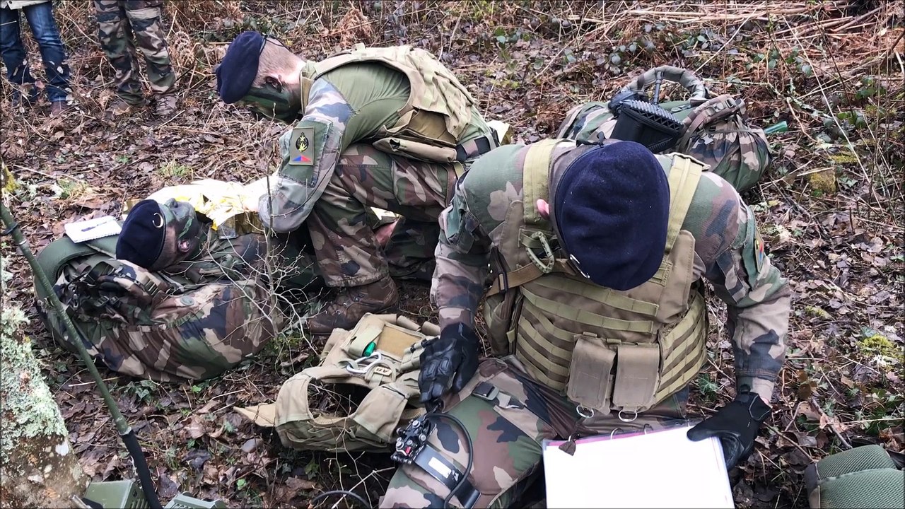L'entraînement du 1er régiment de tirailleurs d'Epinal