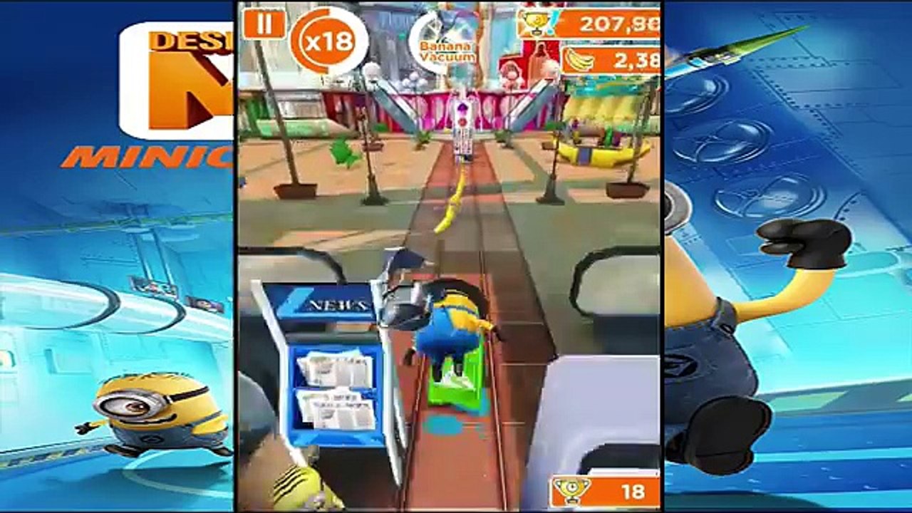 Despicable Me: Minion Rush - The Mall - Gameplay HD
