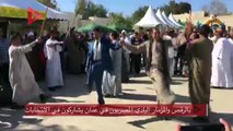 بالرقص والمزمار البلدي المصريون في عمان يشاركون في الانتخابات