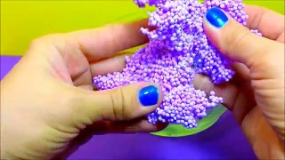 DIY: How to Make Fun & Colorful PLAY FOAM SLIME with BORAX!!! Totally Unique Texture!!