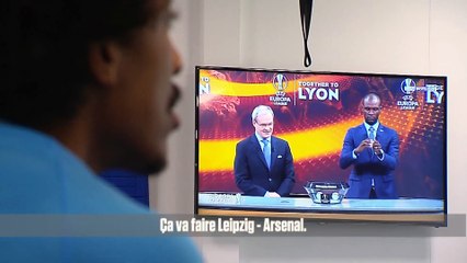 La réaction des joueurs après le tirage !