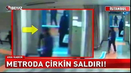 Metro istasyonunda başörtülü kadına saldıran şahıs serbest bırakıldı