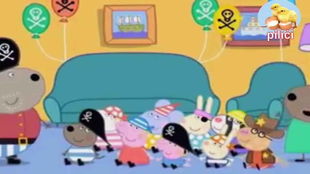 Peppa Pig - Pepa prase - Denijeva gusarska proslava - Srpski