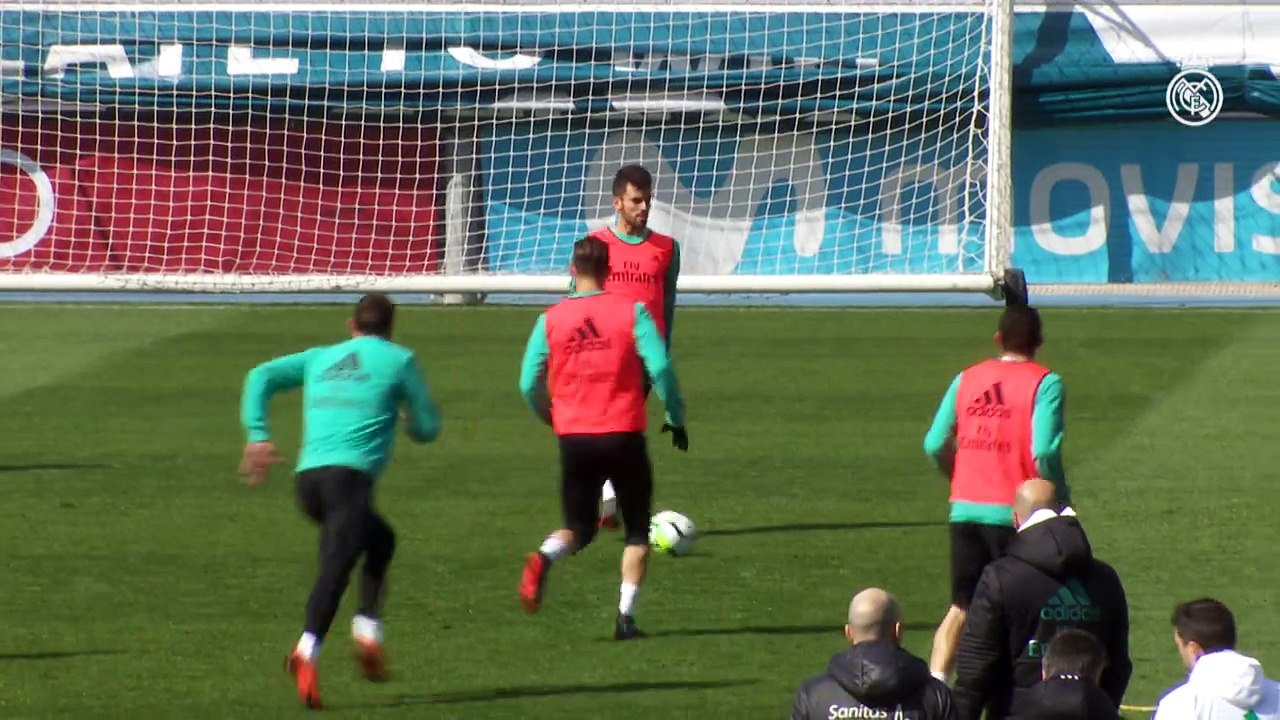 Zidane cuenta con toda la plantilla para preparar el partido ante el Girona